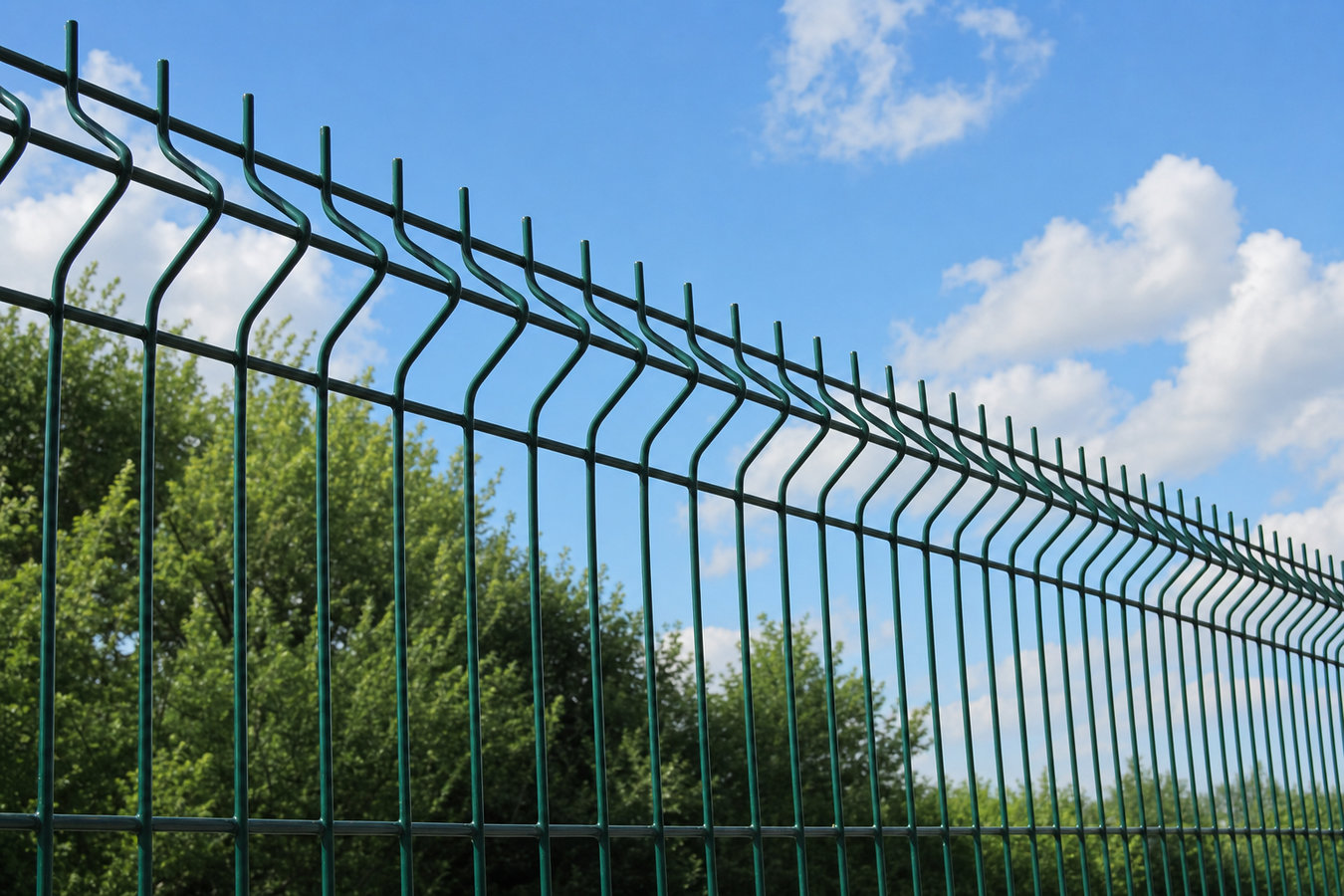 Security fence installation
